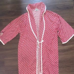 1980’s Vintage Christian Dior Red Monogram robe